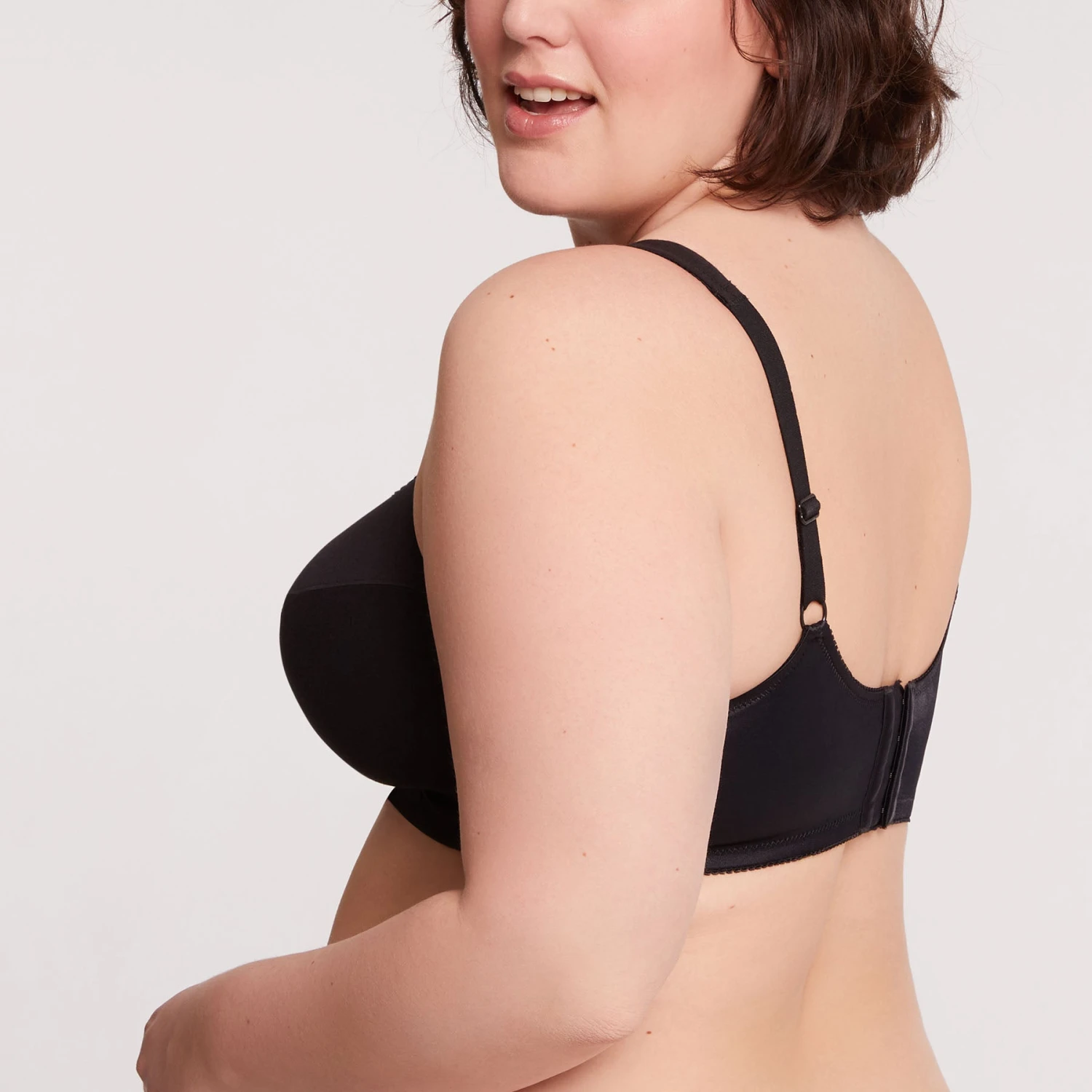 Soutien-gorge Sans Armatures Black Cotton Comfort – Image 2