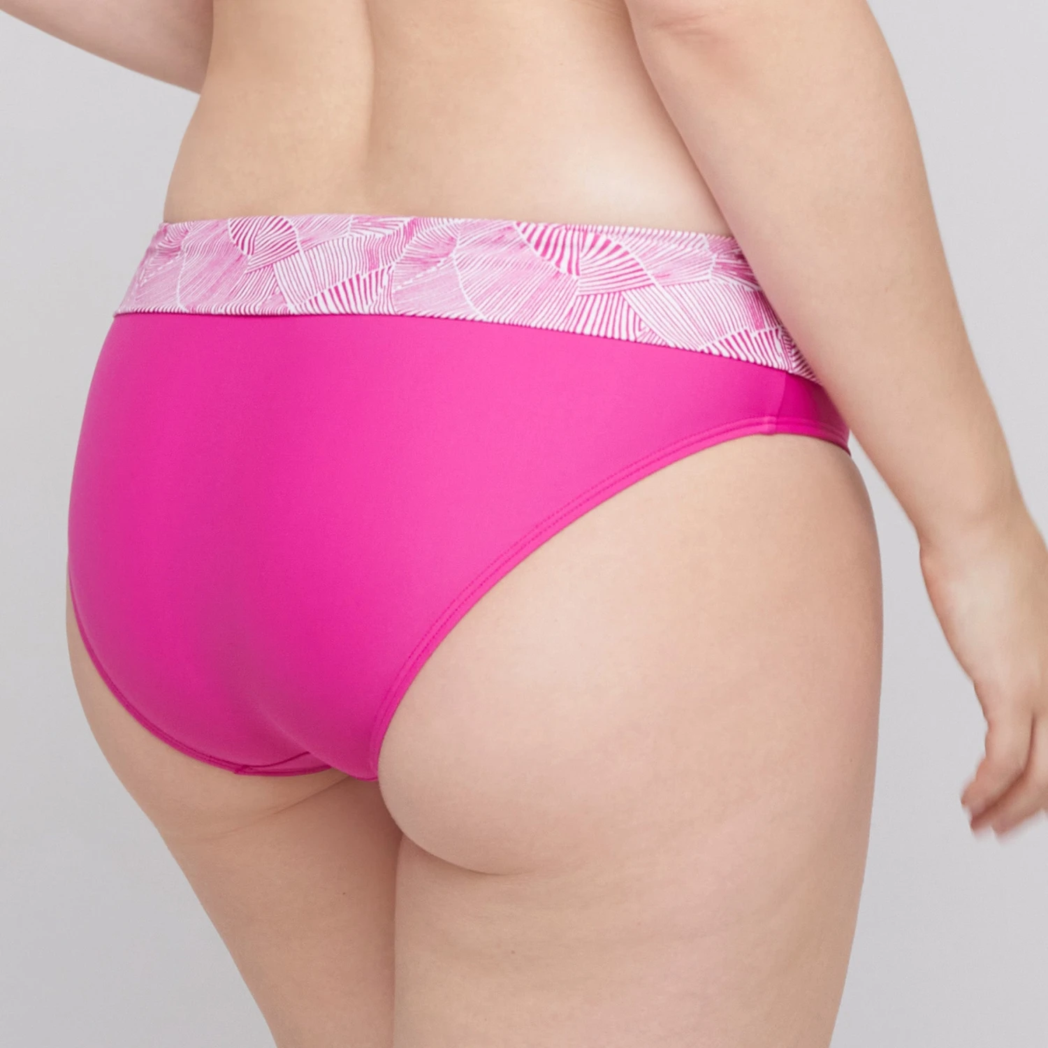 Culotte Haute De Bain Fuchsia PALMARIA – Image 2