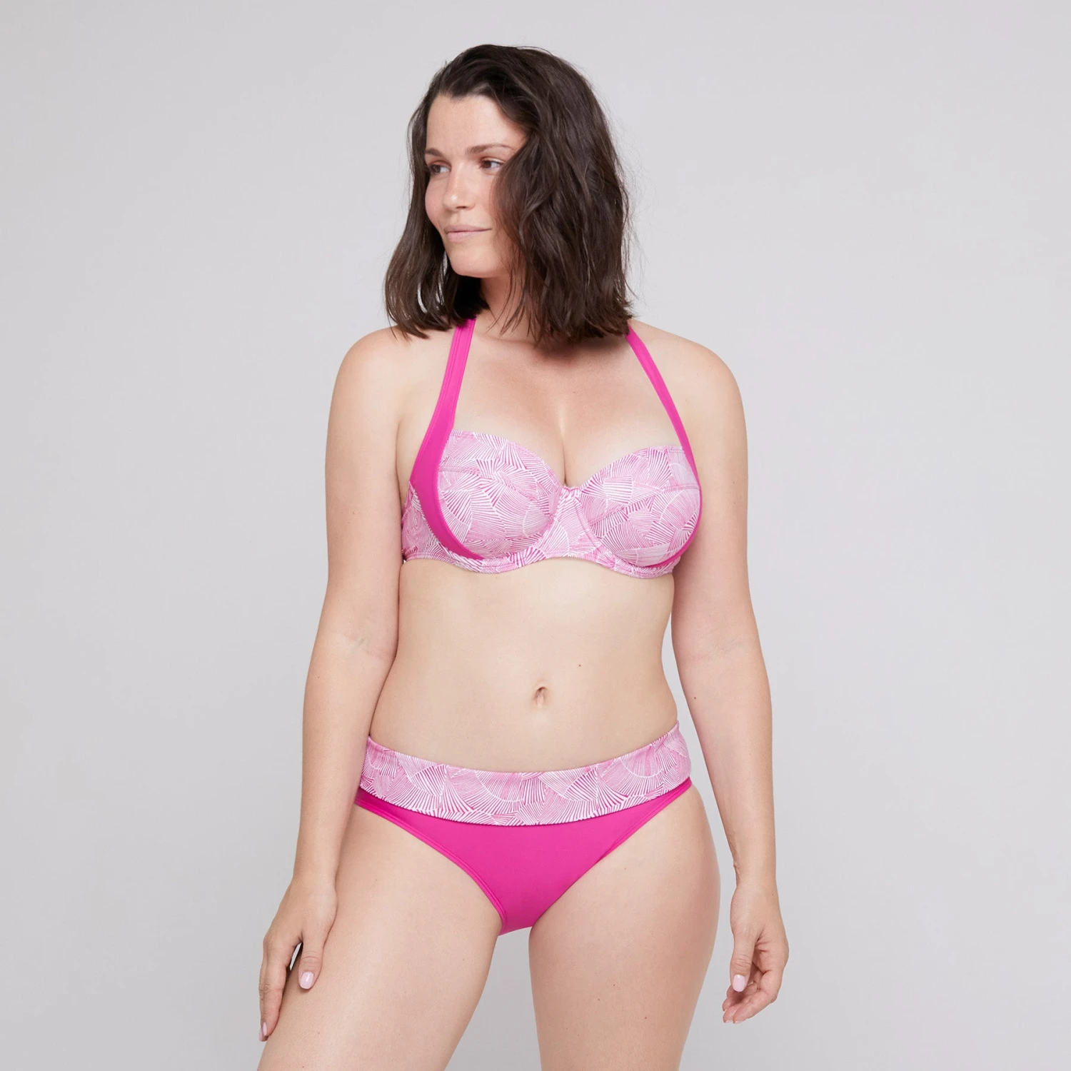 Culotte Haute De Bain Fuchsia PALMARIA – Image 4