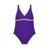 Maillot Une Pièce Sans Armatures Violet MADDELANA