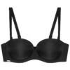 Soutien-gorge Bandeau Avec Armatures Noir Livorne
