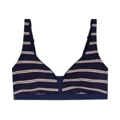 Haut De Maillot Sans Armatures Marine Précieux TAVOLARA